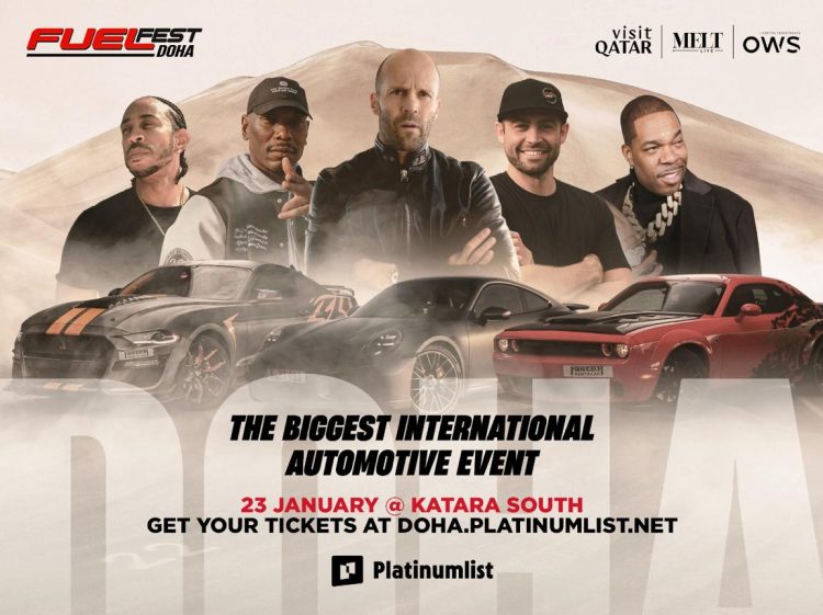 FuelFest Arrives in Qatar for the First Time with Fast & Furious Stars and a First-Ever Dual Hip-Hop Concert Featuring Ludacris and Busta Rhymes