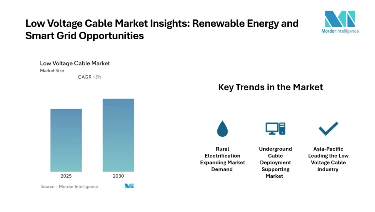 Low Voltage Cable Market to Witness Strong Demand Through 2031 Driven by Underground Cable Deployment